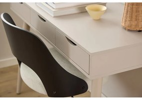 Fekete-bézs irodai szék Lucy – Actona