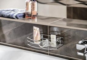 Aqualine, Chrome LINE egyhuzalos polc, króm, 37004