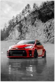 Poszter 60x90 Piros Toyota Bw