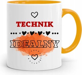 Technikus Bögre Sárga Ajándék fényképes nyomtatással