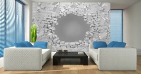 Fotótapéta - 3D-s robbanás egy téglafal (152,5x104 cm)
