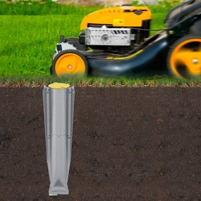 Ezüstszínű kerti ruhaszárító 50 m Lift-o-Matic Advance – Brabantia