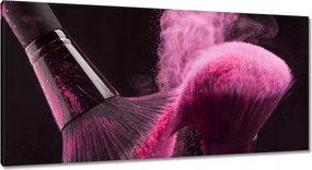 Vászonkép 115x55 Ecsetek rózsaszín púderrel