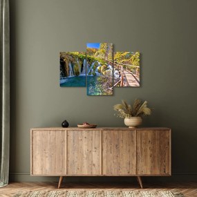 Kép - Bejárat a vízesésekhez (90x60 cm)