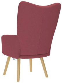 bordó szövet pihenőfotel