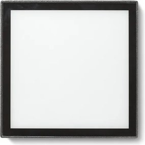 RENDL DEJAVU SQ 14 süllyesztett lámpa fekete 230V LED 6W IP65 3000K