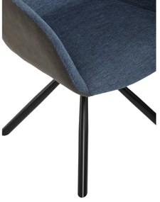 Étkezőszék-készlet visszahúzható mechanizmussalDCH-Y1143 BLUE2, 2 db