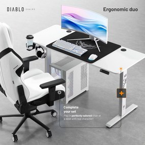 Diablo X-Tensio Állítható Magasságú Íróasztal 1400 Fehér