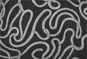 Fotótapéta Flizelina Dekoratív az irodába Csavaros formák 104x70 Ragasztó