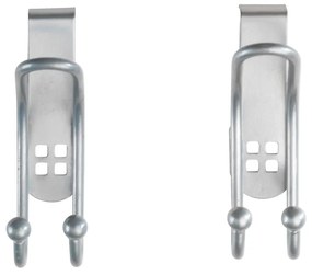 Door Hook 2 db-os ezüstszínű akasztó szett ajtóra - Wenko