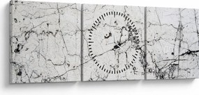 Kép - Fal (órával) (90x30 cm)