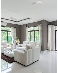 Kanlux 23124 - Mennyezeti lámpa JASMIN 2xE27/20W/230V ø 37,5 cm fehér tölgy