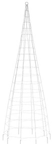 meleg fehér LED karácsonyfa zászlórúdra 550 LED 300 cm
