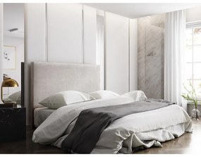 Krémszínű ágytámla 140x120 cm Natalia – Milo Casa