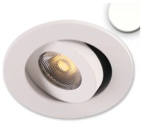 AmpSystem süllyeszthető LED spotlámpa, billenthető, 24V DC, 3W, 310lm, 4000K természetes fehér, fehér, kör