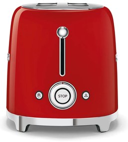 50-es évekbeli, Retro stílusú kenyérpirító, P2 piros 950W - SMEG