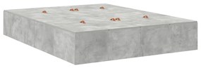 Ágykeret tárolóval Beton Szürke 236.5 x 150 x 31.5 cm Faanyag