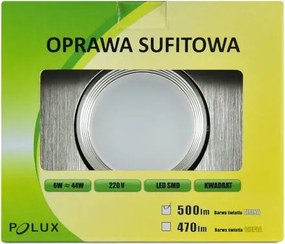 Polux MOON OLAL-Q1X4CWA 206862 Beépíthető spotlámpa 6,5W 6400K 500LM IP40