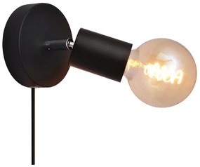 Fali spotlámpa TUNE 1xE27/20W/230V fekete