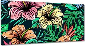 Vászonkép 115x55 Monstera Zöld levél