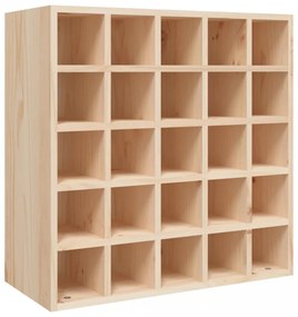 tömör fenyőfa borszekrény 56 x 25 x 56 cm