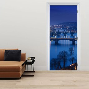 Fotótapéta ajtóra - Prágai hidak (95x205cm)