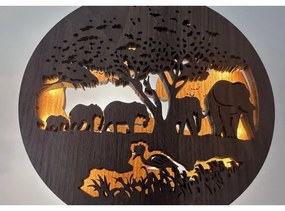 Li-Go 23610/DUB2 - LED dimmelhető asztali dekoráció LED/12W/230V 20x22 cm tölgy