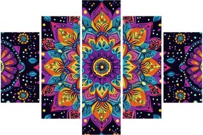 Kép - Kaleidoszkópos mandala (150x105 cm)