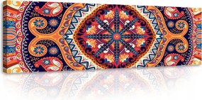 Vászonkép 145x45 Geometrikus Dísz Világos körök a meditációs szobába