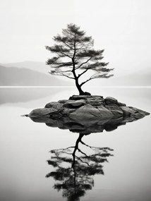 Poszter 30x40cm Magányos fa