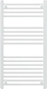 Egyenes törölközőszárító radiátor 1000x500 mm fehér