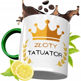 Zöld Bögre Tetováló Születésnapi Ajándék fényképes nyomtatással