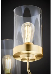 Jupiter 2088 - Rúdos csillár RAMIREZ 5xE27/15W/230V arany/fekete