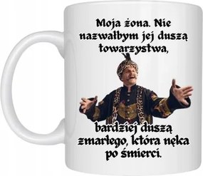 Bögre Fehér Vicces Ajándék 1670 Sláger Sorozat A Feleségem Lélek Társaság