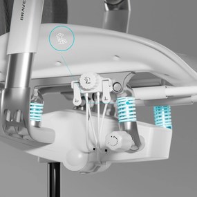 BRAVE V-KINETIC irodaszék: szürke