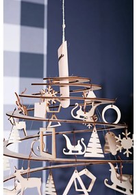 Medium 10 db-os fa karácsonyi dekoráció szett - Spira