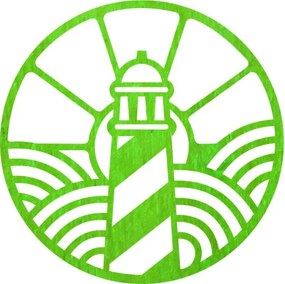 Fa kép világítótorony motívummal - FEDRO