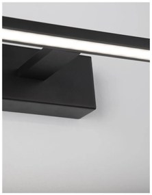 Nova Luce LIVIA fürdőszobai fali lámpa, fekete, 3000K melegfehér, beépített LED, 30W, 2422 lm, 9053302