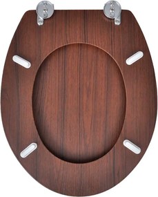 2 db barna MDF WC ülőke