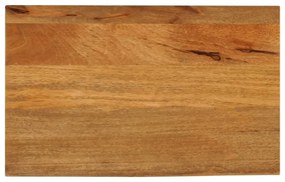 tömör mangófa természetes élű asztallap 40 x 20 x 3,8 cm