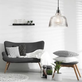 Csillár zsinóron ASTA 1xE27/60W/230V fényes króm