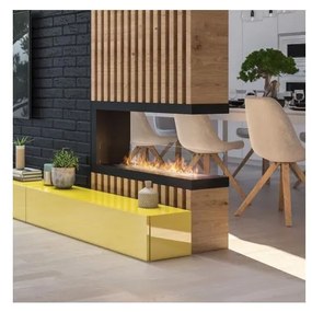 InFire - Sarok BIO kandalló 100x50 cm 3kW kétoldalú