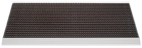 Kültéri tisztítószőnyeg alumínium körvonallal Outline 40 x 60 x 2,2 cm, barna