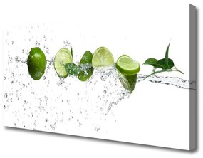 Vászonkép Lime Water Kitchen 100x50 cm