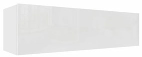 IZUMI 43 WH magasfényű fehér TV szekrény 140 cm