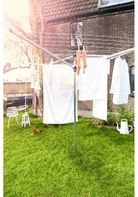 Ezüstszínű kerti ruhaszárító 40 m Topspinner – Brabantia