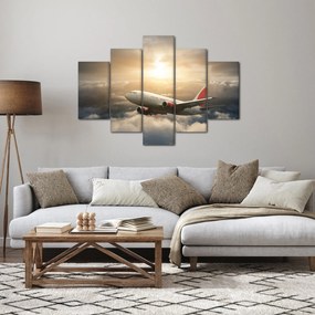 Kép - Repülőgép a felhőkben (150x105 cm)