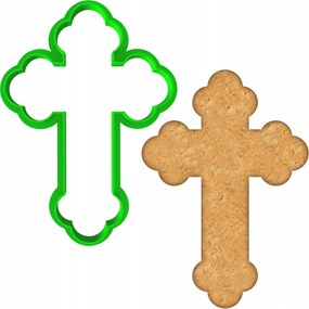 HĂșsvĂ©ti MĂ©zeskalĂĄcs Forma HĂșsvĂ©ti ĂldozĂĄs kereszt 10cm