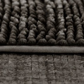 Sötétszürke fürdőszobai kilépő 50x70 cm Bati – Restilo