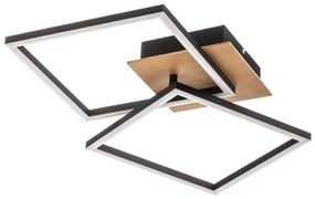 Briloner 3210-014 - LED Dimmelhető mennyezeti lámpa FRAME 2xLED/11W/230V barna